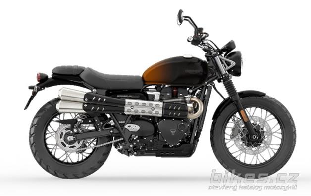 Triumph Scrambler 900 Orange Stealth Edition